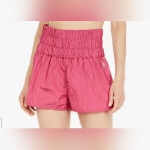 Free People Movement "The Way Home Shorts" Fuscha Pink Size XL